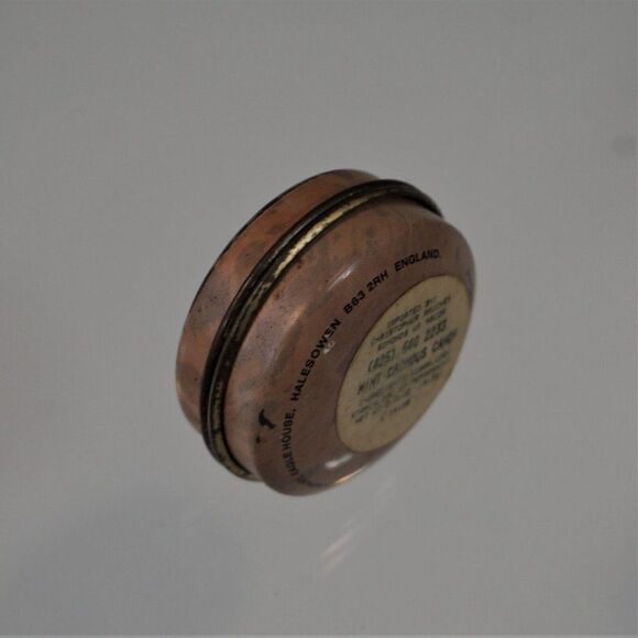 Mint Cachous Candy Tin Round Miniature Chambers Candy Company England - Picture 4 of 5